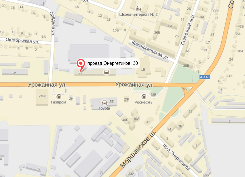 Ул энергетиков карта